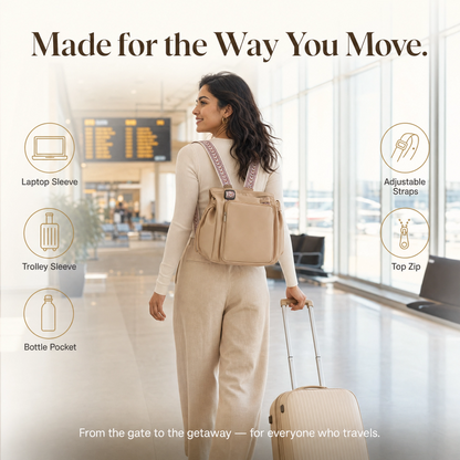 MovaNest - 3 in 1 Travel Tote Bag